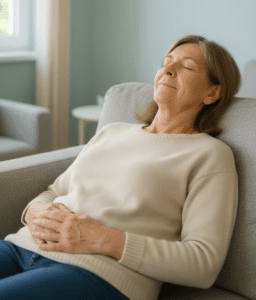 Entrainement à domicile sur le thème sophrologue et sommeil